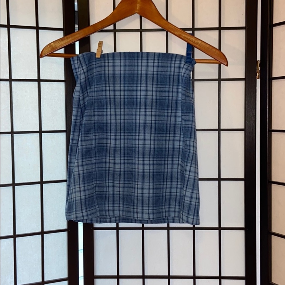 Brandy Melville blue Cara skirt
